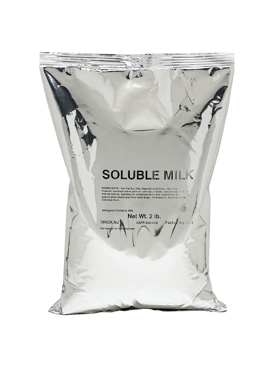Brickhouse Frothy Milk Topping Mix - Soluble Milk Powder for Beverages, 32 oz (Pack of 6)