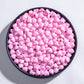 Pink Sprinkles,Heart-Shaped Cake Sprinkles 130G /4.6Oz Cookie Sprinkles,Sugar Pearl, Edible Candy Pearls For Cake 1Cupcake Decor