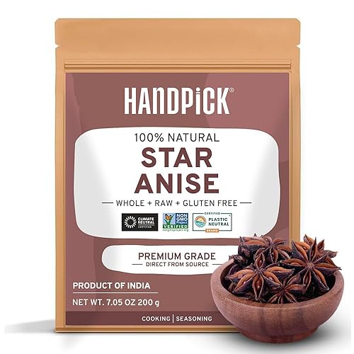 Spice Train Star Anise Whole (100G35Oz) Gluten Free, 100% Raw Whole Chinese Pods, Premium Quality, Direct From Source, Packed In