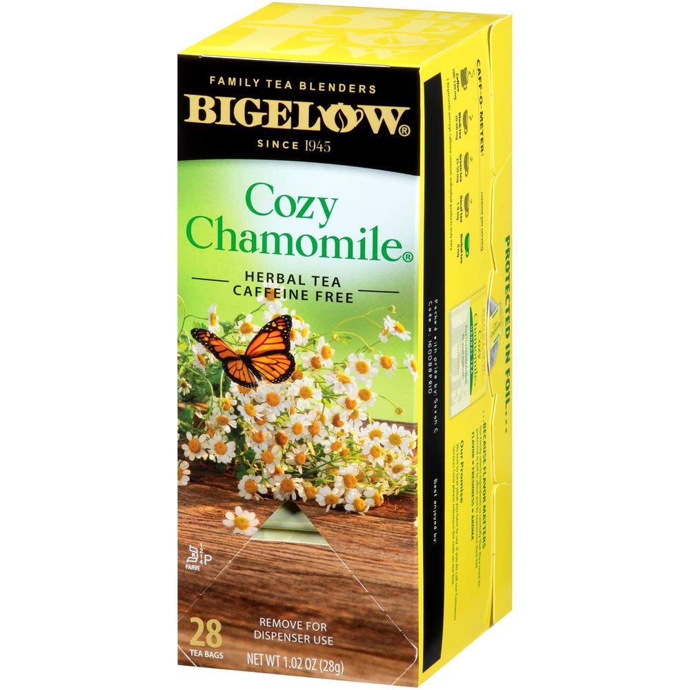 Bigelow Single Flavor Tea, Cozy Chamomile, 28 Bags/Box