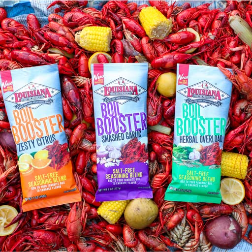 Louisiana Fish Fry, Herbal Overload Boil Booster, 8 Oz (Pack Of 1)