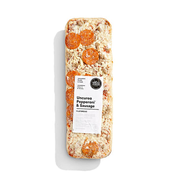Whole Foods Market, Flatbread, Uncured Pepperoni & Sausage, 10.1 Ounce