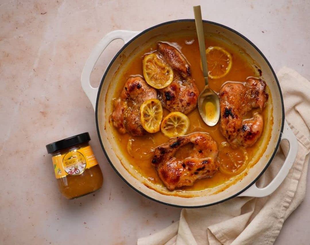 Tuscanini Italian Lemon Ginger Preserves, 11.64 oz Jar, 35% Real Fruit, Non-GMO, Gluten Free, No High Fructose Corn Syrup, Kosher