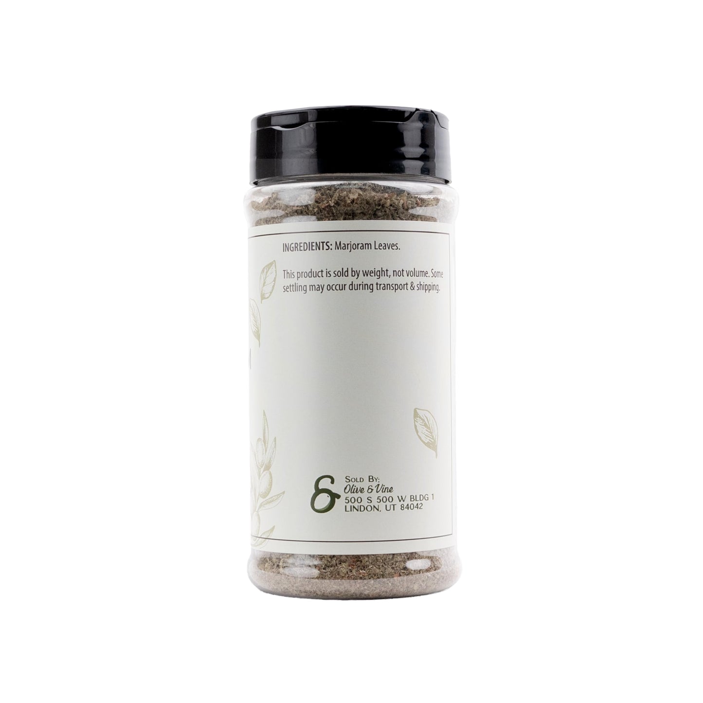 Olive & Vine Marjoram Leaves, Earthy & Aromatic, Seasoning For Soups, Stews, And Roasts, Rich Tradition, Authentic Taste, For Gl