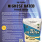 Healthy N Fit 100% Egg Protein - French Vanilla, 2LB, Zero Sugar, Zero Fat, Model 799750002432