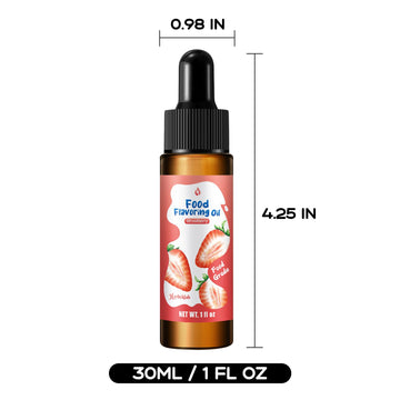 Strawberry Flavoring 1 Fl Oz Strawberry Extracts And Flavorings For Baking Concentrated Candy Flavoring For Candy Making Lip Glo