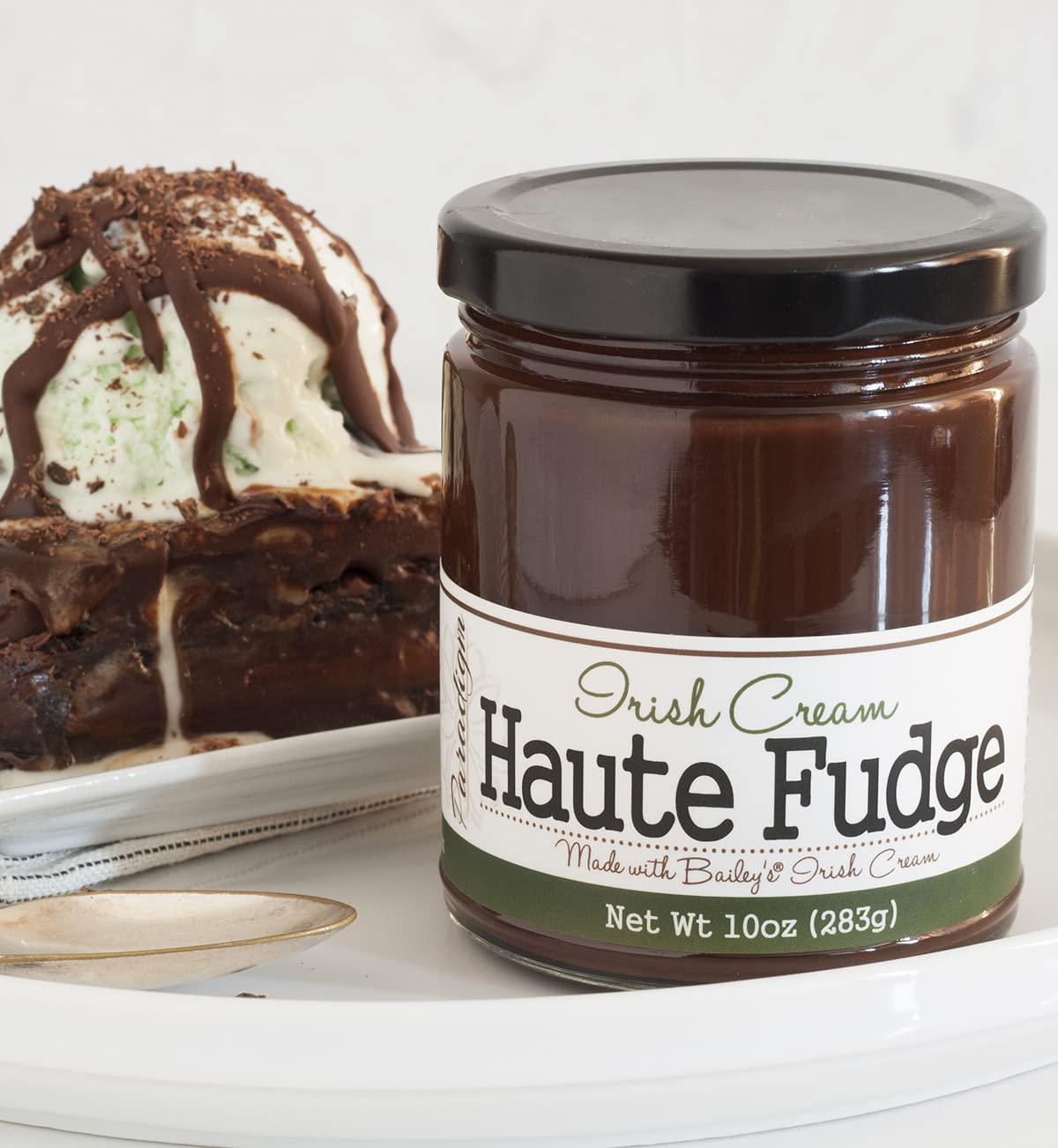 Paradigm Foodworks Irish Cream Haute Fudge, 10 Ounce, Brown