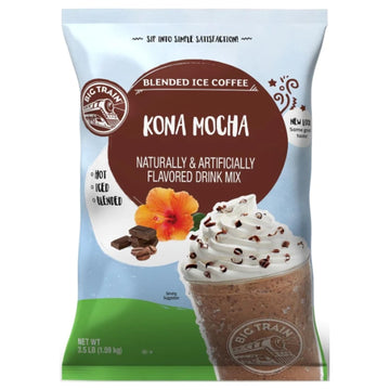 Big Train Kona Mocha Blended Ice Coffee Beverage Mix, 3.5 Pound (Pack Of 1)