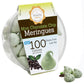Krunchy Melts - Original Meringue Cookies - Mint Chocolate Chip Flavor - Fat Free - Gluten Free - Nut Free - 90 Calories Per Serving - Low Calorie Snack - Sweet Treats - 4 Oz