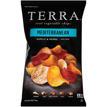 Terra Vegetable Chips, Mediterranean Garlic And Herbs, 5 Oz
