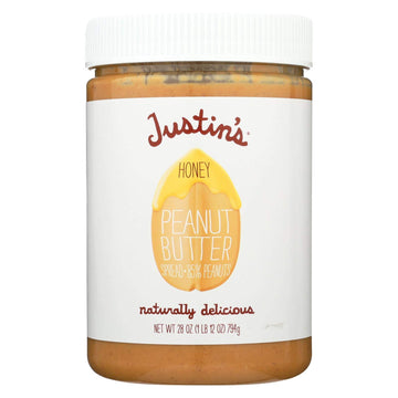 Justin 'S Nut Butter, Pnut Btr, Honey, Pack Of 6, Size 28 Oz - No Artificial Ingredients Gluten Free Kosher