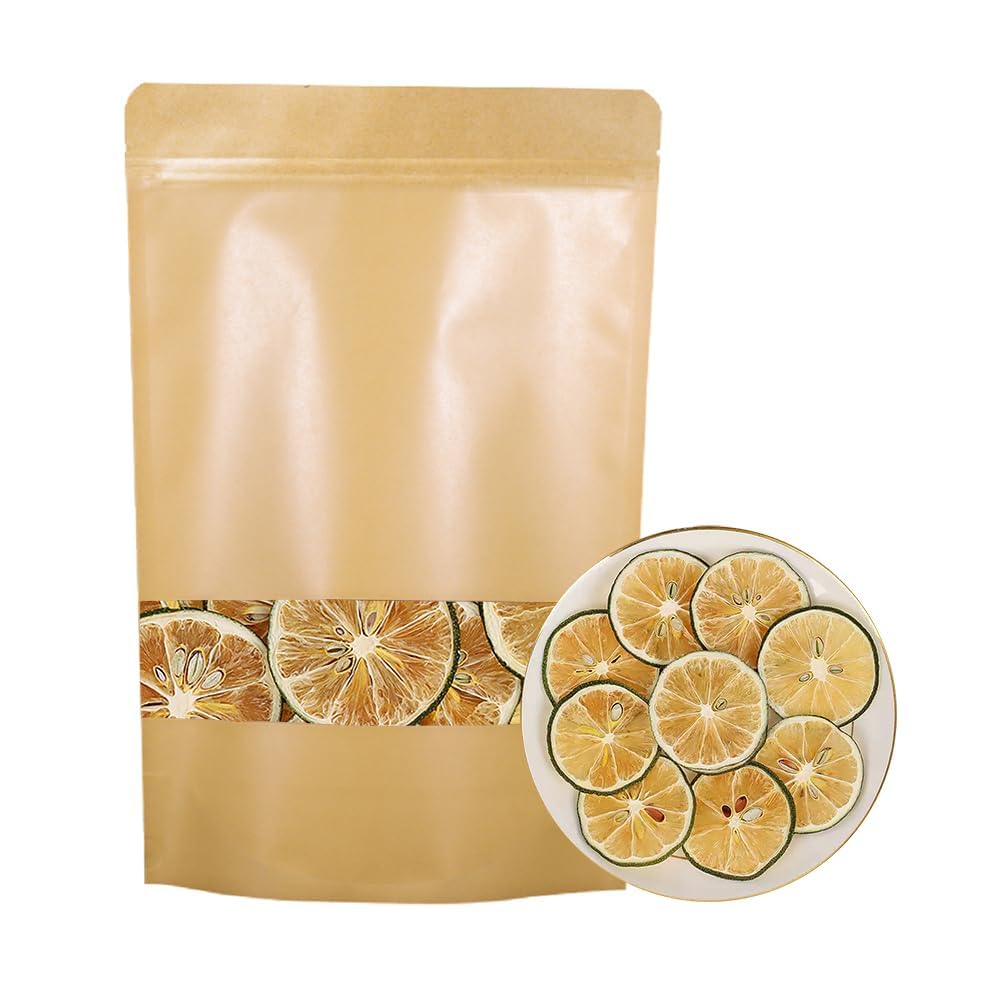 Dried Lime Slices 4.23Oz/120G  Dehydrated Lime For Mixed Flavors Cake Decoration Mixed Flavor Decoration Table Flowers Candle Crafts  No Additives  No Sugar Added (4.23 Oz)