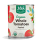 365 By Whole Foods Market, Tomatoes Whole Peeled Organic, 28 Ounce