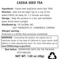 Damtuh Cassia Seed Tea - Decaf, Sugar-Free, Non-Caloric, 40 Tea Bags (1.2g each) x 2 Pack