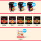 O'Food Rose Cup Tteokbokki Pack Of 6, Spicy Carbonara Korean Rice Cake Snack, Authentic Street Food, Microwaveable & Instant, No