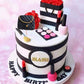 Jevenis Makeup Cake Decorations Spa Birthday Cake Topper Spa Party Supplies Salon Birthday Decoration