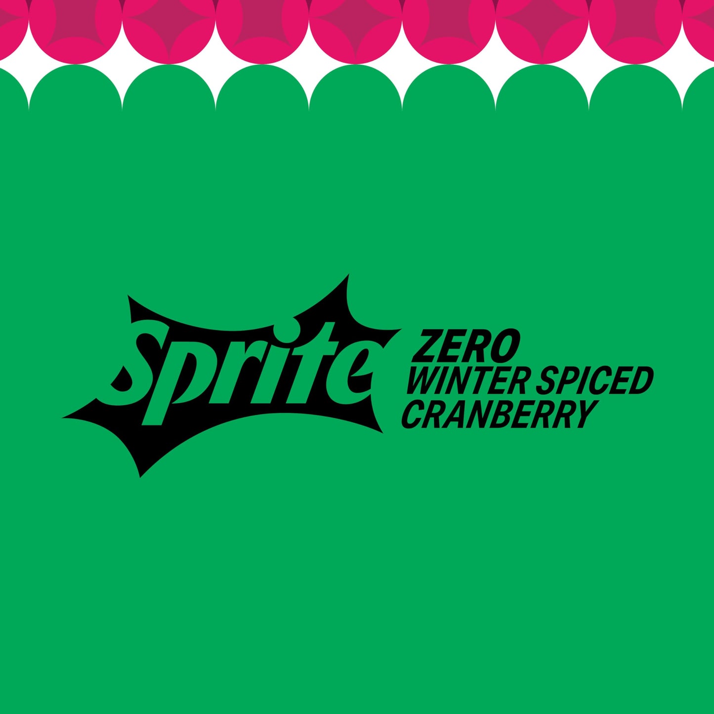 Sprite Winter Spiced Cranberry Zero Sugar Soda Pop  12 fl oz  12 Pack