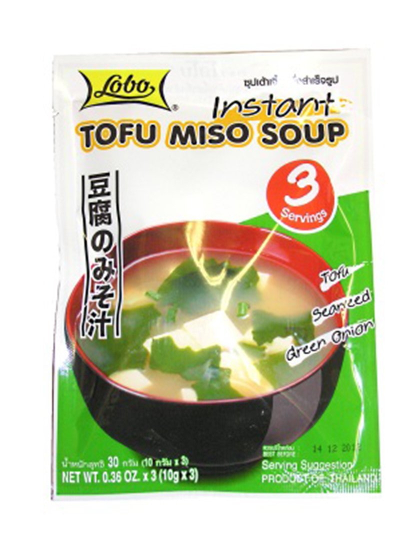 LOBO Instant TOFU MISO SOUP 0.36 OZ. x 3 (10gx3) 3 pcs of set