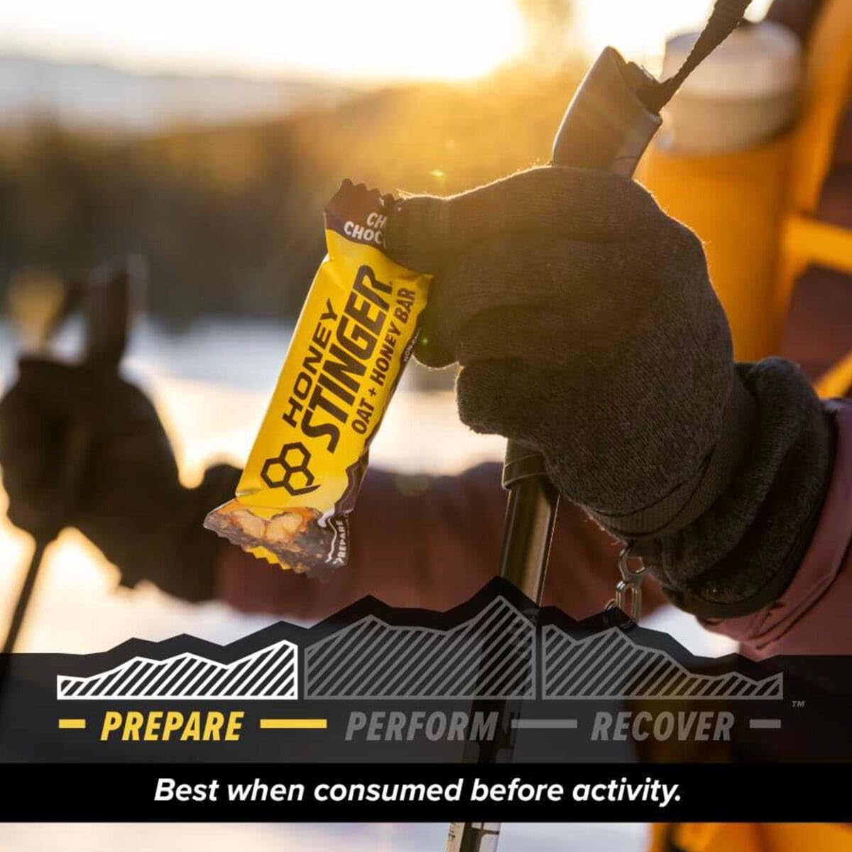 Honey Stinger Oat And Honey Bar - 12-Pack Chocolate Chocolate Chip, One Size