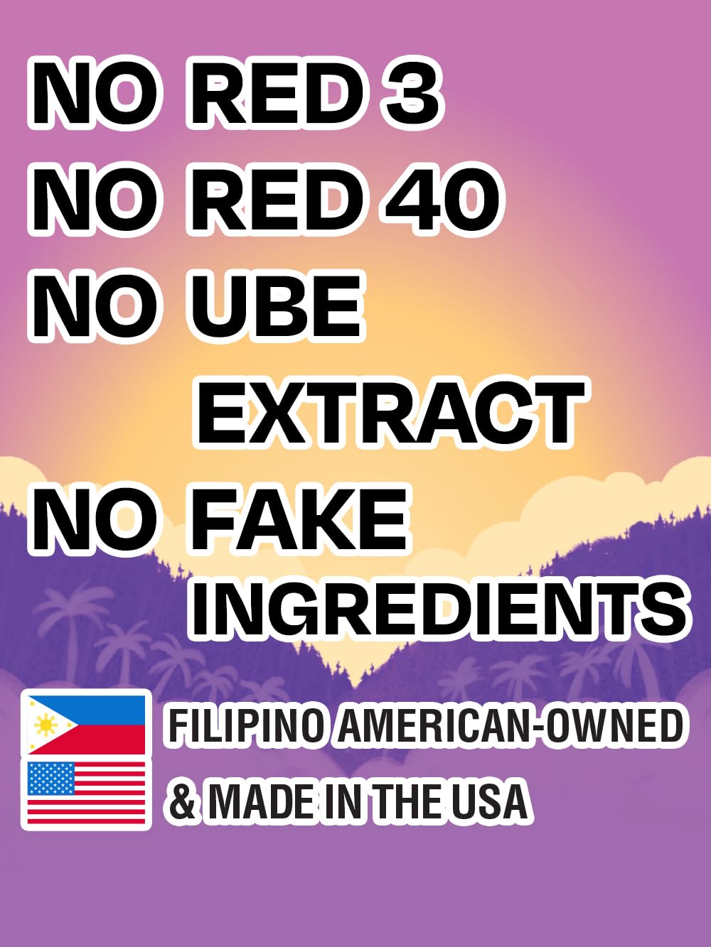 Fila Manila Ube Coconut Spread - Vegan, Gluten Free, Dairy Free - 5.8 OZ Pouch - 3 Pack