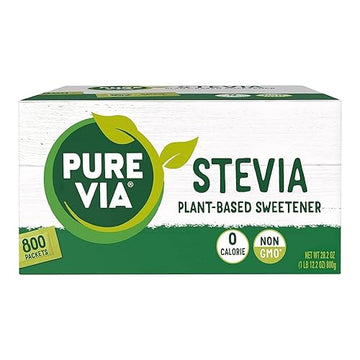 Pure Via Stevia Sweetener 28.2Oz (800 Packets)