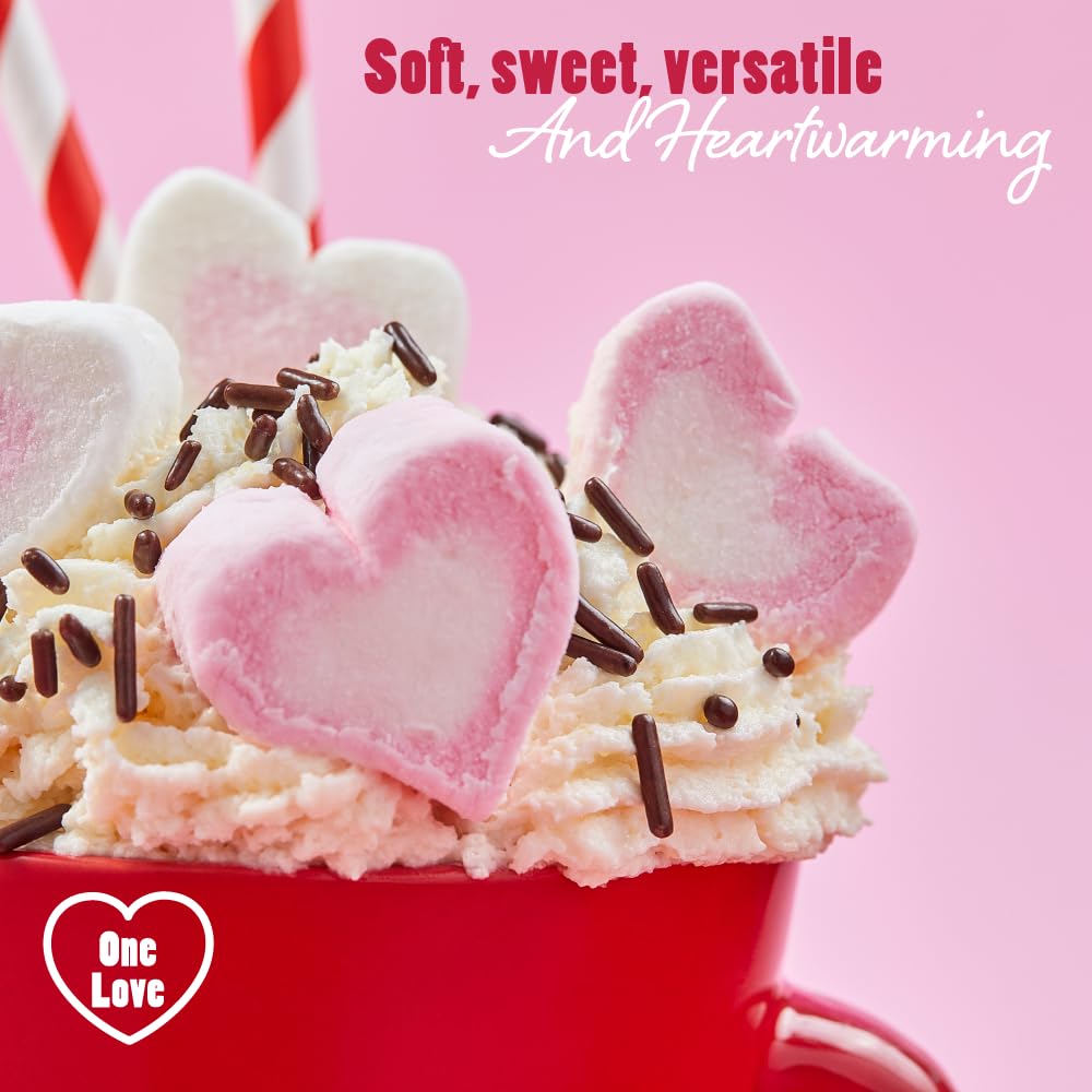 Colombina Heart Marshmallows, The Perfect Valentines Candy Gift For Friends, Family, Lovers, And Co-Workers Alike, 5.1Oz (Pack O