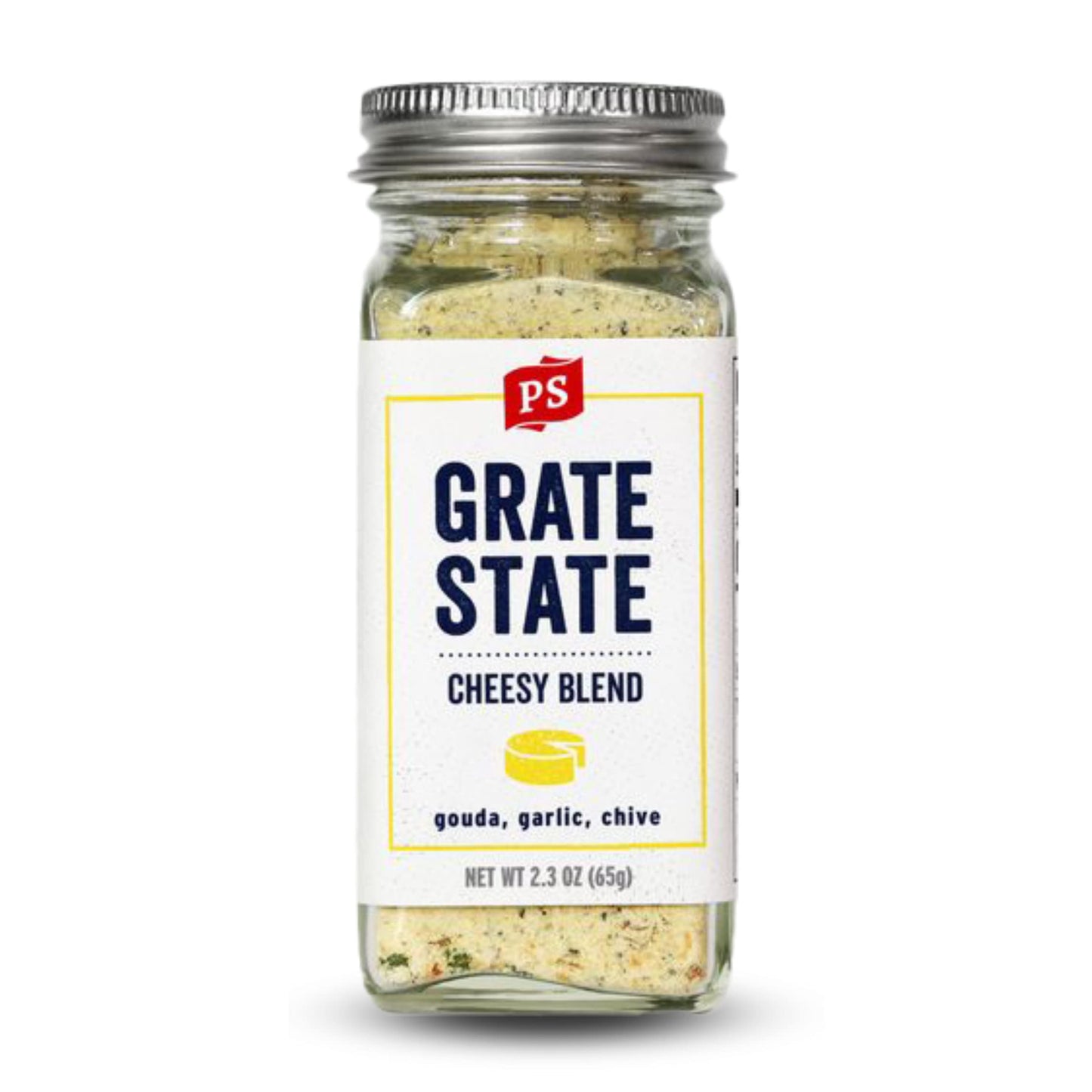 PS Seasoning Grate State All-Purpose Cheese Seasoning Blend - Cheesy Flavor with Gouda & Garlic - 2.3 Ounce