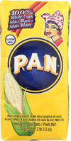 P.A.N. White Corn Meal - Pre-Cooked Gluten Free And Kosher Flour For Arepas (2.2 Lb/Pack Of 6)
