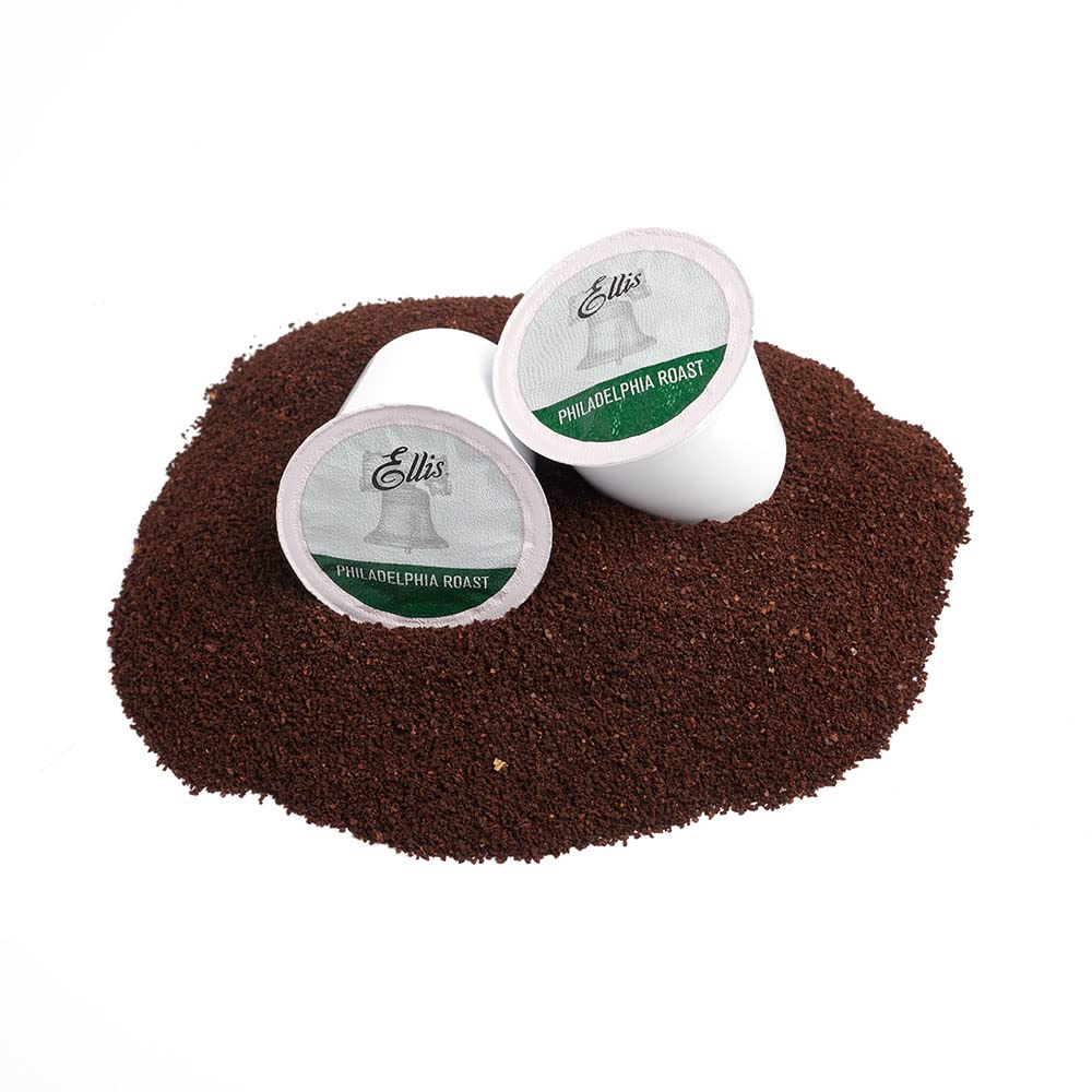 ELLIS COFFEE Medium Roast Single Serve Coffee Pods for K-Cups, 24 Count