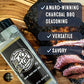 Charcoal Seasoning Dry BBQ Rub (Large) - 23 oz. Black Magic Charcoal Grill Seasoning Best for Briskets, BBQ Burger, Ribeyes, Pul