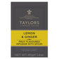 Taylors Of Harrogate Lemon & Ginger Herbal Tea, 20 Count (Pack Of 6)