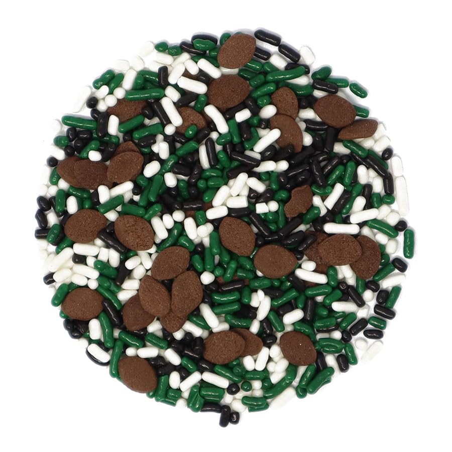 Mystic Sprinkles The Big Football Game Jimmy Mix 3Oz Bottle (Green, Black & White 3Oz)
