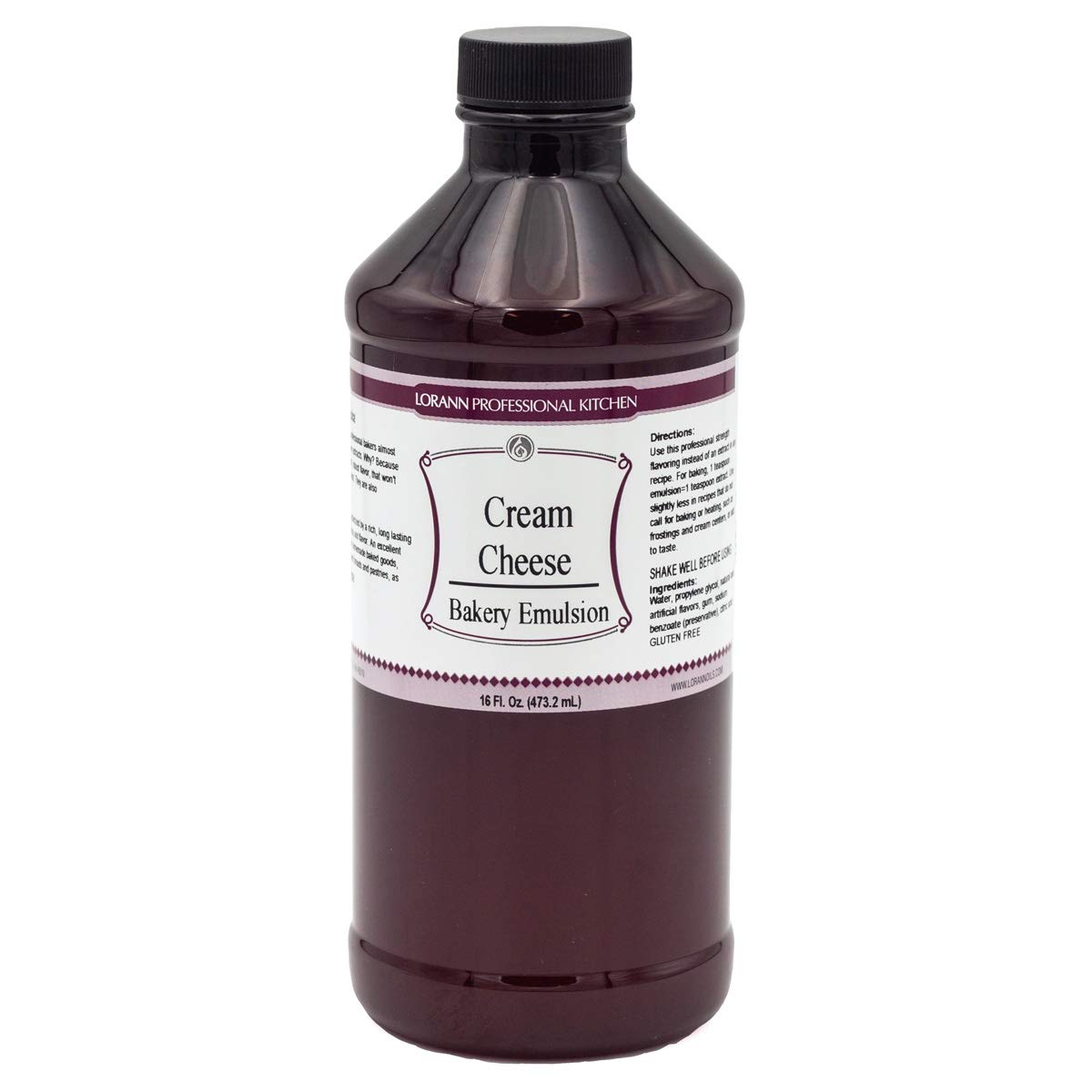 Lorann Cream Cheese Bakery Emulsion, 16 Ounce Bottle