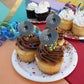 Dalton State College Secondary Logo Cupcake Picks Toppers Decoration Set Of 6