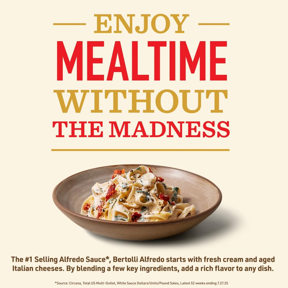 Bertolli Alfredo Sauce with Aged Parmesan Cheese, 15 oz