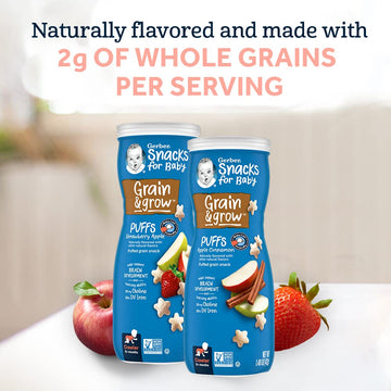 Gerber Baby Snacks Puffs, Sweet Potato, 1.48 Ounce (Pack Of 6)