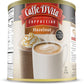 Caffe Dvita Hazelnut Cappuccino Mix - Instant Coffee Powder Mix, Gluten Free, No Cholesterol, No Hydrogenated Oils, No Trans Fat, 99% Caffeine Free - 2 Lb Can