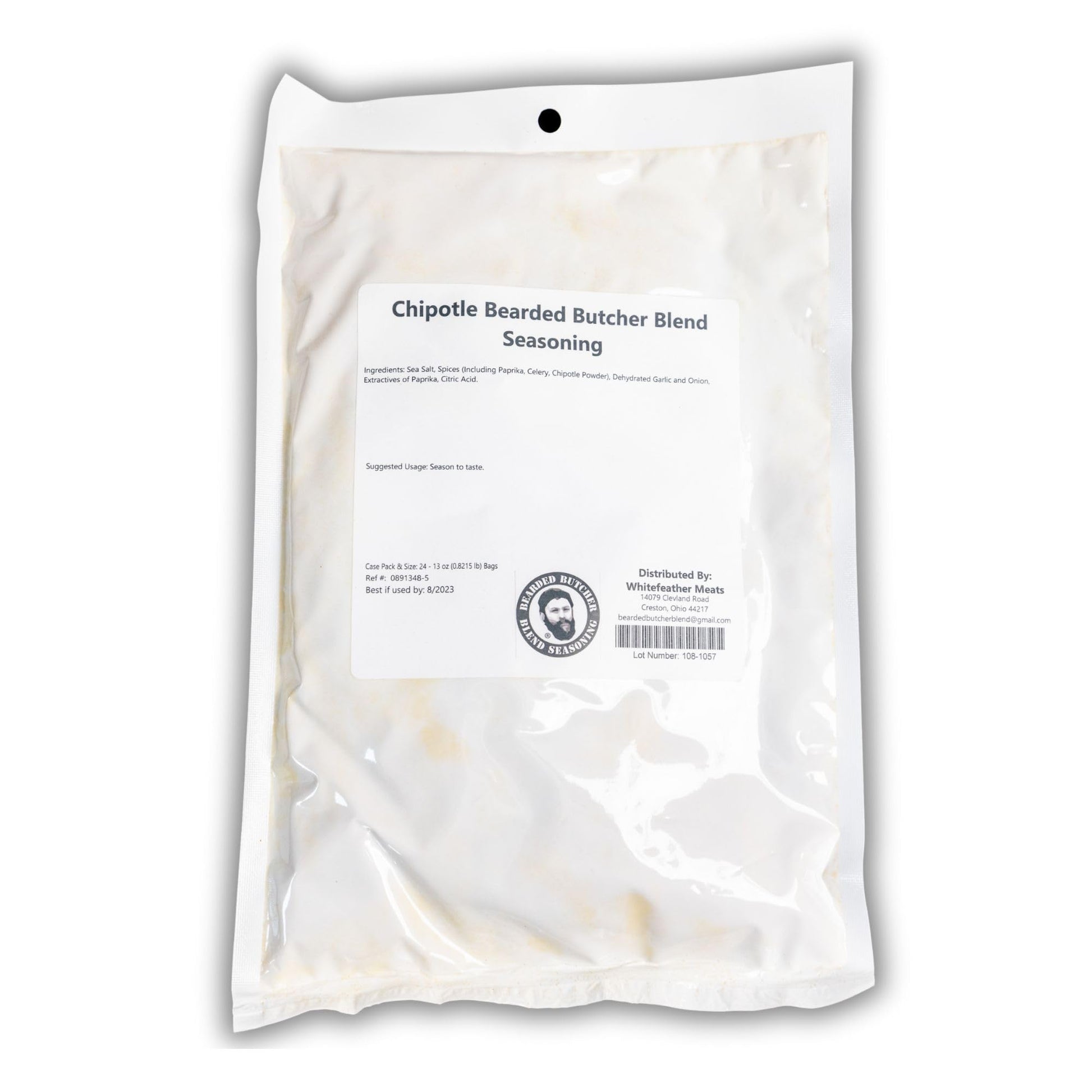 BEARDED BUTCHER BLEND SEASONING Chipotle Seasoning – Natural Ingredients, No MSG, 13 Ounce