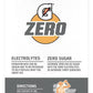 Gatorade G Zero Sugar Thirst Quencher Powder, (Pack Of 40) 10 Flavors Of Each (Fruit Punch, Orange, Grape & Glacier Freeze)