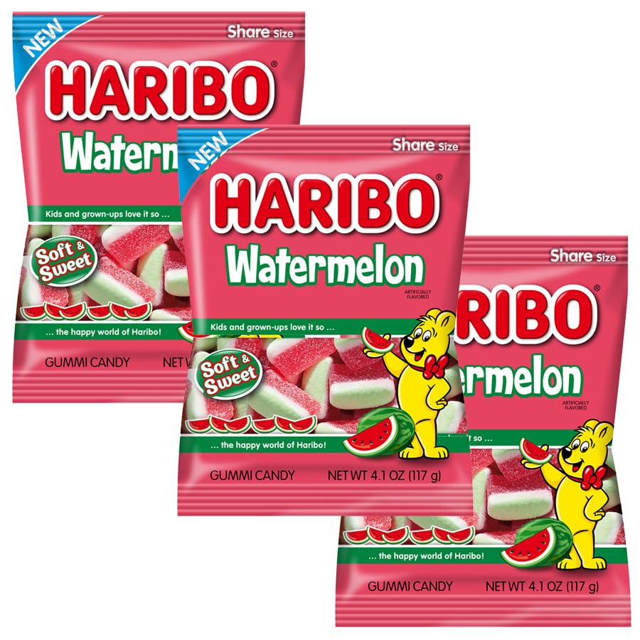 Watermelon Soft & Sweet, 4.1oz Gummy Bag (3 Pack)