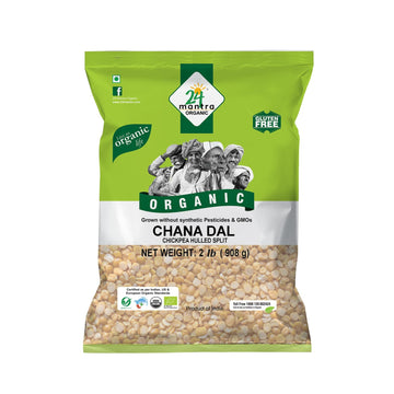 Organic Chana Dal Split - Split Bengal Lentils - Split Bengal Gram