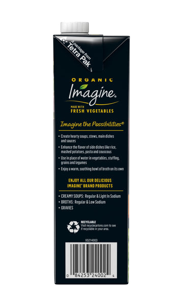 Imagine Low Sodium Organic Vegetable Broth 32 Oz