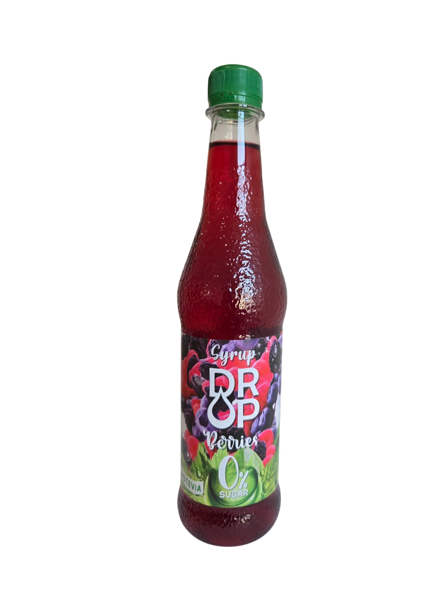 Drop Sugar-Free Syrup, Natural Stevia, 100% Pure Extract, 16.9 Fl Oz, Zero Calories, Non-GMO, Keto-Friendly, Ideal for Drinks & Desserts