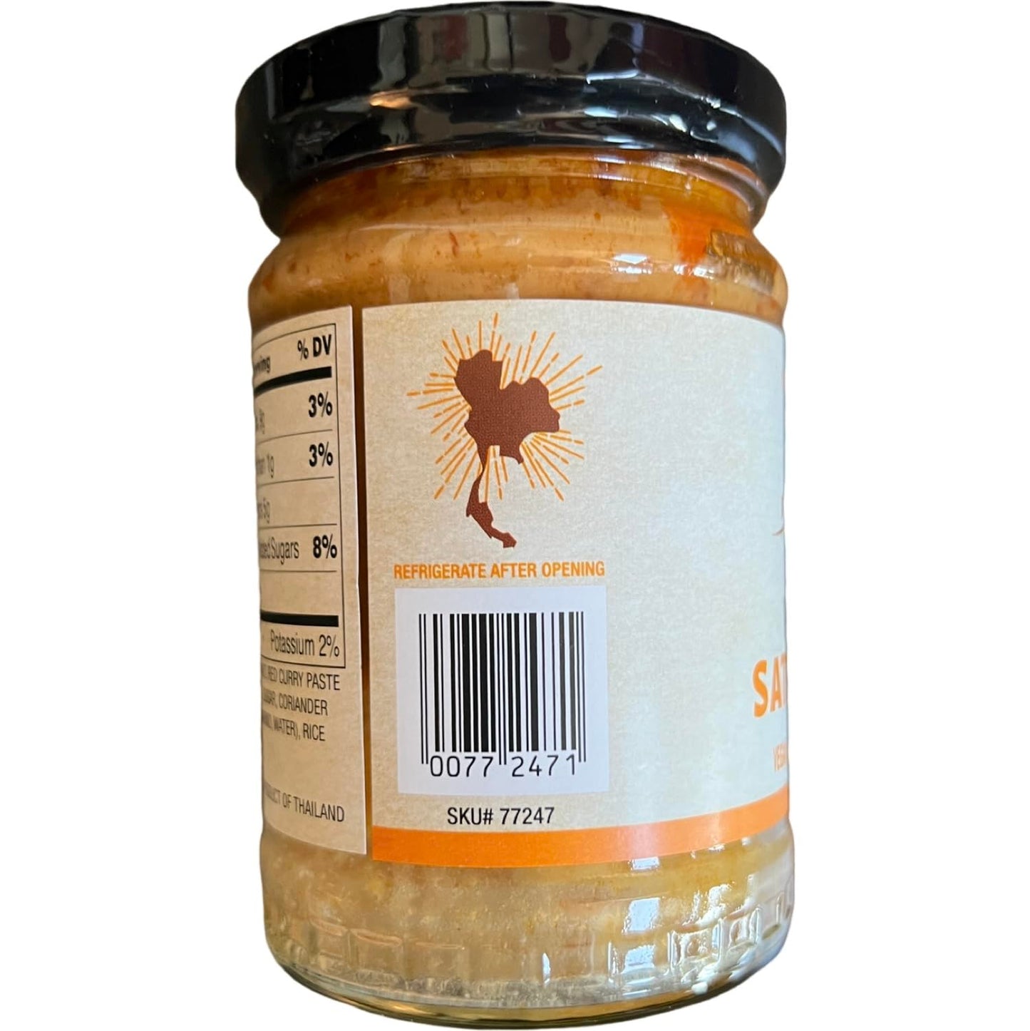 Trader Joe'S Thai Peanut Satay Sauce, Vegan, 8.1 Oz (Pack Of 1)