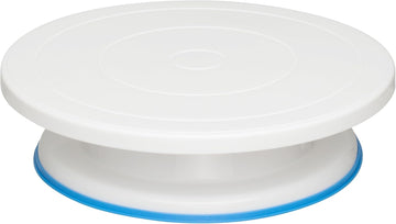 11" Revolving Plastic Cake Turntable / Stand with Non-Slip Base
