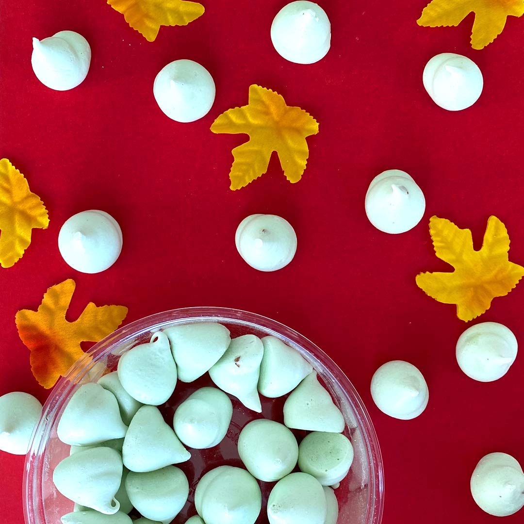 Krunchy Melts Original Meringue Cookies | Caramel Apple Flavor | Only 90 Calories Per Serving | Low Fat, Gluten Free, Dairy Free (4 Oz)