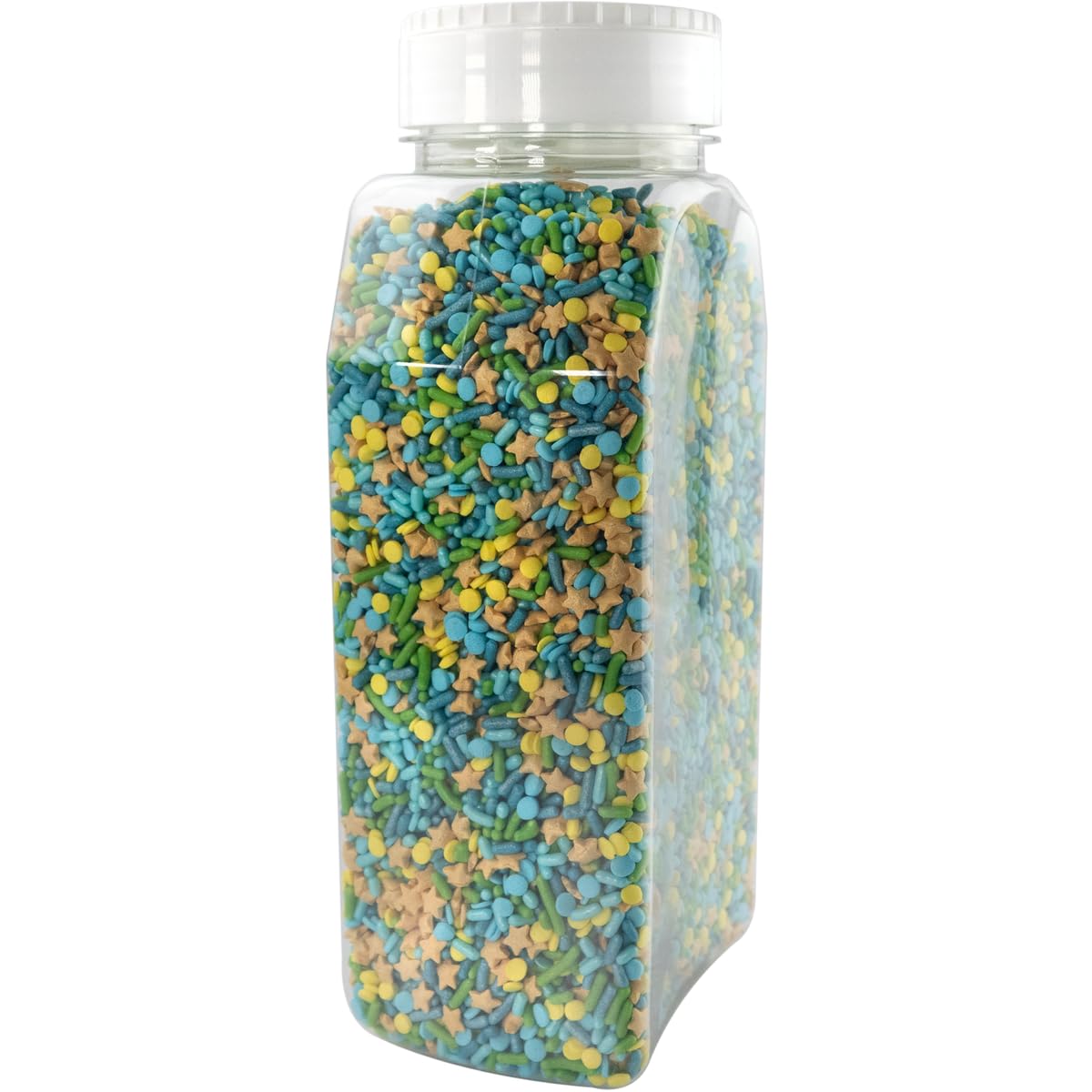 Cake Mate Under the Sea Dessert Sprinkles Easy Pour Lid - Edible Cake Decorating and Baking Sprinkles for Cookies, Cupcakes, and