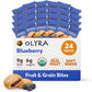 Olyra Blueberry Fruit Bars, Organic Vegan Snack, Low Sugar, Pack of 24
