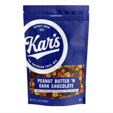 Kar'S Nuts Peanut Butter 'N Dark Chocolate Trail Mix Snacks - Roasted Peanuts, Peanut Butter Candies, Dark Chocolate & Butter To