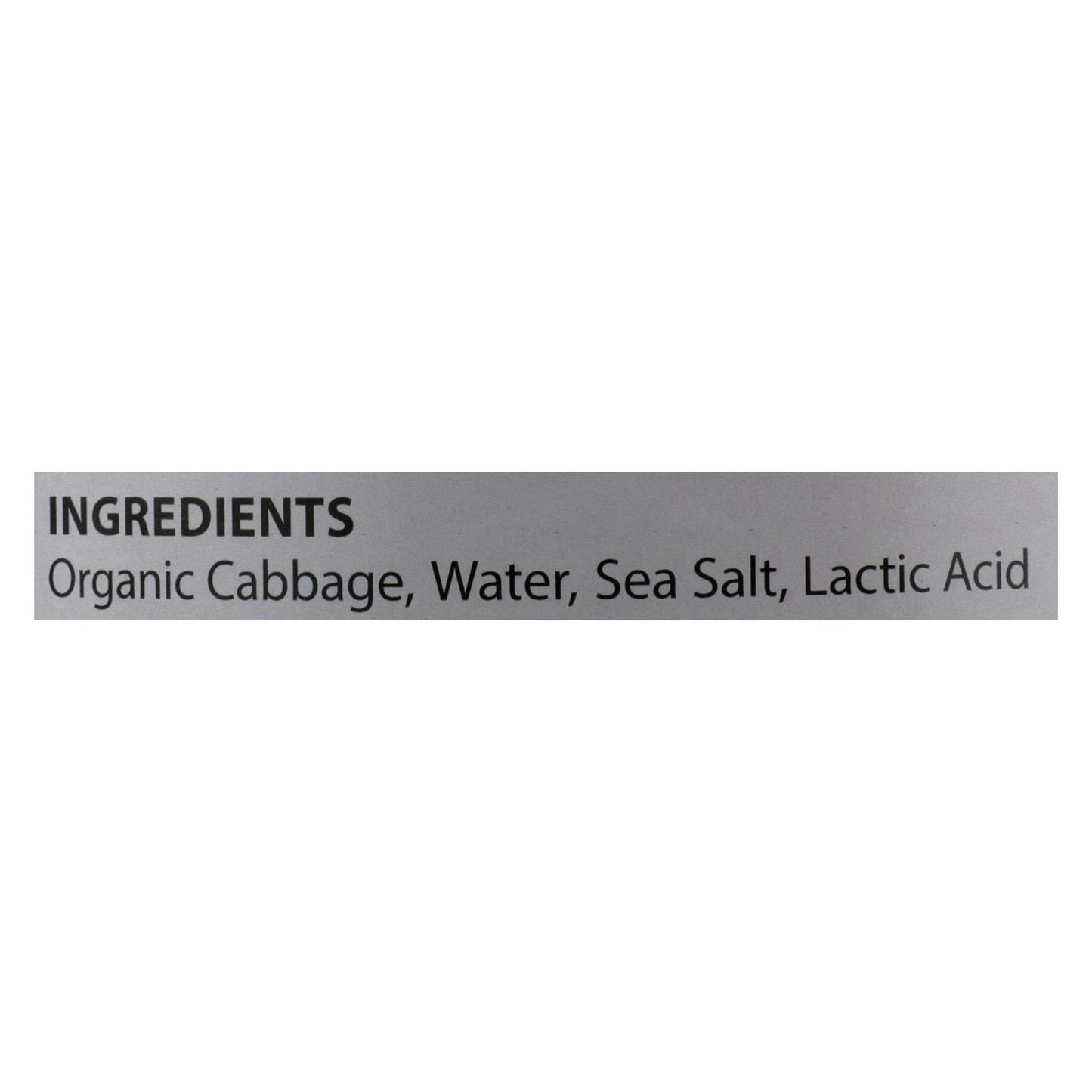 Eden Foods Organic Sauerkraut Glass ( 12X32 Oz)